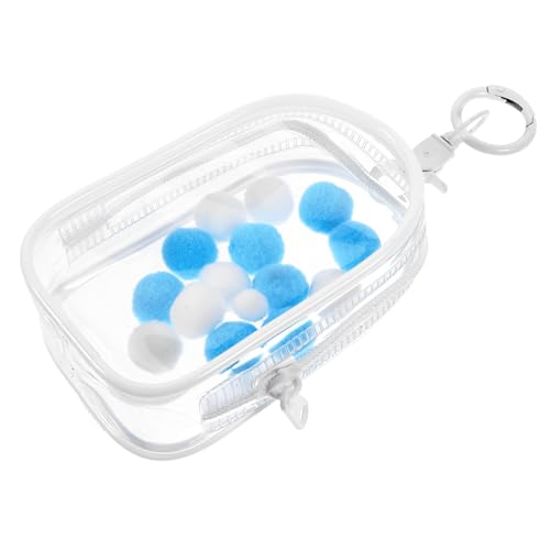 VICASKY Mini Figur Display Tasche Mit Pompom Puppe Lagerung Tasche Starke Und Robuste PVC Für Dauerhaften Einsatz VICASKY Mini Figur Display Tasche Mit Pompom Puppe Lagerung Tasche Starke Und Robuste PVC Für Dauerhaften Einsatz von VICASKY