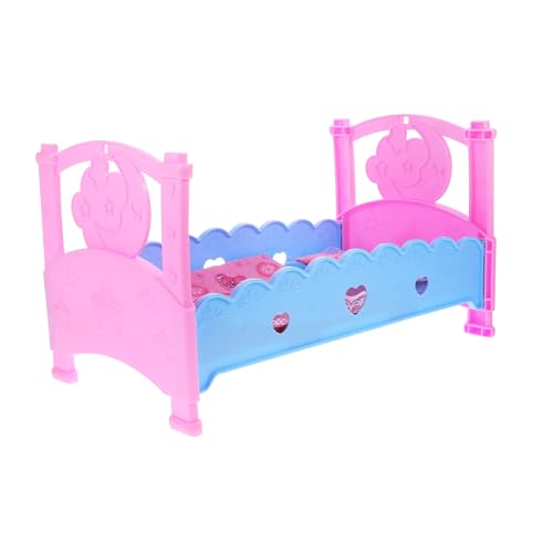 VICASKY Puppenbett Für Kinder Mädchen Spielzeug Baby Puppenhaus Rollenspiel Möbel Kinder Spielen Spielzeug von VICASKY