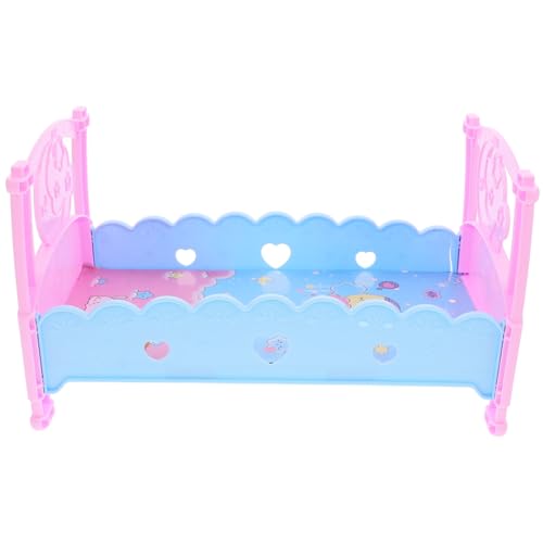 VICASKY Puppenbett Für Jungen Und Mädchen Babymöbel-Set Bettzubehör Aus Kunststoff Für Mädchen Spielhaus-Spielzeug VICASKY Puppenbett Für Jungen Und Mädchen Babymöbel-Set Bettzubehör Aus Kunststoff Für Mädchen Spielhaus-Spielzeug von VICASKY