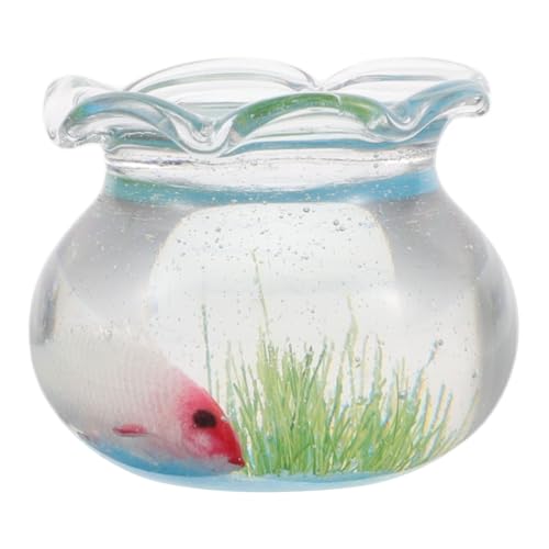 VICASKY Realistische Miniatur-Fisch-Tank-Fisch-Figuren Ornamente Mini Aquarium Spielzeug Fisch Miniatur-Fisch-Tank Freundlich von VICASKY