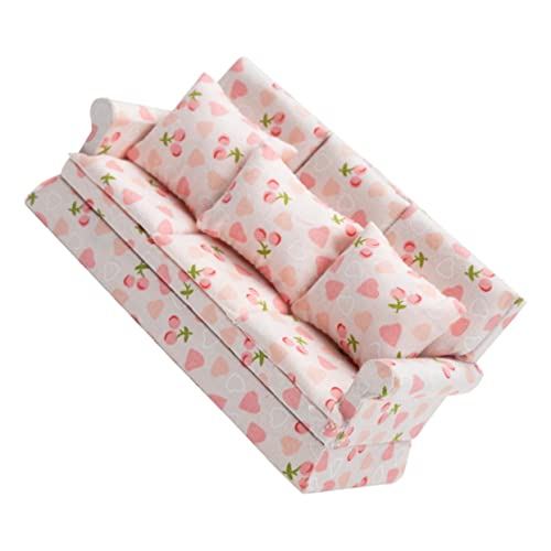 VICASKY Puppenhaus Bücherregal Häuser Miniaturen Möbel Winzig Mini-Couch-Foto-Requisite Mini -hausdekorationen Entzückendes Kleines Sofa Mini-Sofa-Figur Mini-raumsofa Rosa Stoff VICASKY Puppenhaus Bücherregal Häuser Miniaturen Möbel Winzig Mini-Couch-Foto-Requisite Mini -hausdekorationen Entzückendes Kleines Sofa Mini-Sofa-Figur Mini-raumsofa Rosa Stoff von VICASKY