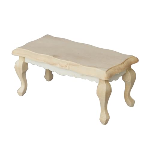 VICASKY Puppenhaus Couchtisch Mini Esstisch Modelle Puppenhausmöbel Esszimmertisch Ornamente Für Puppenmöbel Minihaus Teetisch Minihausmöbel Holz VICASKY Puppenhaus Couchtisch Mini Esstisch Modelle Puppenhausmöbel Esszimmertisch Ornamente Für Puppenmöbel Minihaus Teetisch Minihausmöbel Holz von VICASKY