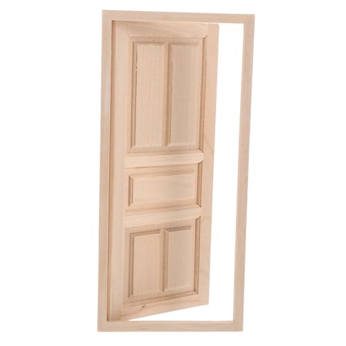 VICASKY Puppenhaus Holztür Figur Mini Puppenhaus-fensterspielzeug Fee Puppenhaus Ziegel Puppenhausverkleidung Puppenhaustür Winzige Tür Gartentür Türen Khaki VICASKY Puppenhaus Holztür Figur Mini Puppenhaus-fensterspielzeug Fee Puppenhaus Ziegel Puppenhausverkleidung Puppenhaustür Winzige Tür Gartentür Türen Khaki von VICASKY