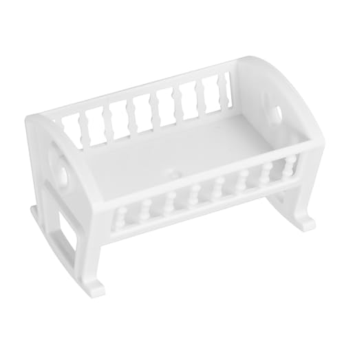 VICASKY Miniatur Bettmodell Für Puppenhaus Weißes Möbelset Für Kreative Spielwelten Dekoratives Kinderzimmer Zubehör Für Puppenhaus Accessoires Und Spielzeug Langlebig Und von VICASKY