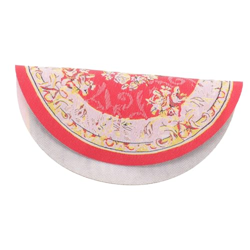 VICASKY Puppenhaus Matte Dekoration runder Teppich teppiche Teppich Teppich bodenmatte Miniatur-Dinge Mini-Fußmatten- Mini-Ornamente zum Basteln spielende Hausteppichdekore Kabel rot VICASKY Puppenhaus Matte Dekoration runder Teppich teppiche Teppich Teppich bodenmatte Miniatur-Dinge Mini-Fußmatten- Mini-Ornamente zum Basteln spielende Hausteppichdekore Kabel rot von VICASKY