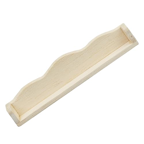 VICASKY Miniatur Holz Wandregal Möbelstück Für Puppenhaus Mini House Möbel Schwebendes Für Kreative Wanddekoration Praktischer Mini Rack Für Wohnaccessoires von VICASKY