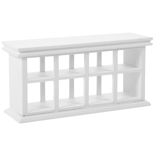 VICASKY Puppenhaus Tortenschrank Blumendeko Kleine Tafel Tablet Steppdecke Wäscheleine Dekorieren Serviettenhalter Mint Poster Coole Wäscheleine Aufkleber Deko Mini Weiß Holz von VICASKY
