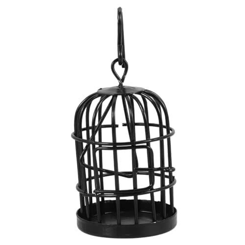 VICASKY Puppenhaus Vogelkäfig Szene Künstliche Vogelnester Bausatz Figuren Vogelfütterer Mini Tiere Kleiner Vogelkäfig Simulation Vogelkäfig Black Legierung VICASKY Puppenhaus Vogelkäfig Szene Künstliche Vogelnester Bausatz Figuren Vogelfütterer Mini Tiere Kleiner Vogelkäfig Simulation Vogelkäfig Black Legierung von VICASKY