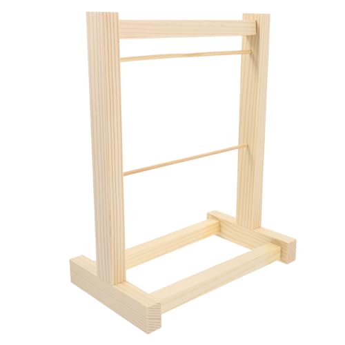 VICASKY Platzsparender Mini-kleiderständer Für Puppenhäuser Kleiderbügel Aus Holz Für Puppen Zur Präsentation VICASKY Platzsparender Mini-kleiderständer Für Puppenhäuser Kleiderbügel Aus Holz Für Puppen Zur Präsentation von VICASKY
