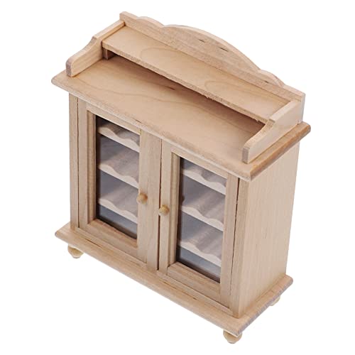 VICASKY Puppenhaus Weinschrank Miniatur Regal Vitrine Vitrine Möbelmodell Exquisite Minimöbel Mini Küchenschrank Dekorativer Mini Hausschrank Mini Schrank Aus Holz VICASKY Puppenhaus Weinschrank Miniatur Regal Vitrine Vitrine Möbelmodell Exquisite Minimöbel Mini Küchenschrank Dekorativer Mini Hausschrank Mini Schrank Aus Holz von VICASKY