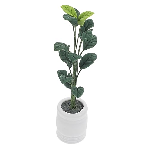 VICASKY Puppenhaus Zubehör Kleine Puppe Hause Desktop Ornamente Mini DIY Bonsai Modell Ton von VICASKY