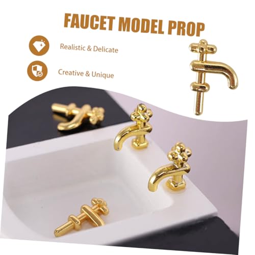 VICASKY Puppenhaus Zubehör Realistische Mini Deko für Badezimmer Waschbecken Langlebig Handgefertigt Geeignet für DIY Puppenstuben und Fotorequisiten von VICASKY