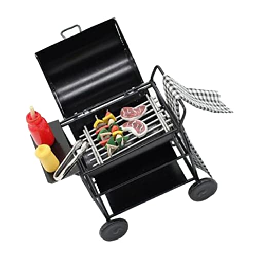 VICASKY Puppenhaus Zubehör Realistisches BBQ Modell Leicht Pädagogisch Langlebig Rundliche Kanten Lernspielzeug VICASKY Puppenhaus Zubehör Realistisches BBQ Modell Leicht Pädagogisch Langlebig Rundliche Kanten Lernspielzeug von VICASKY