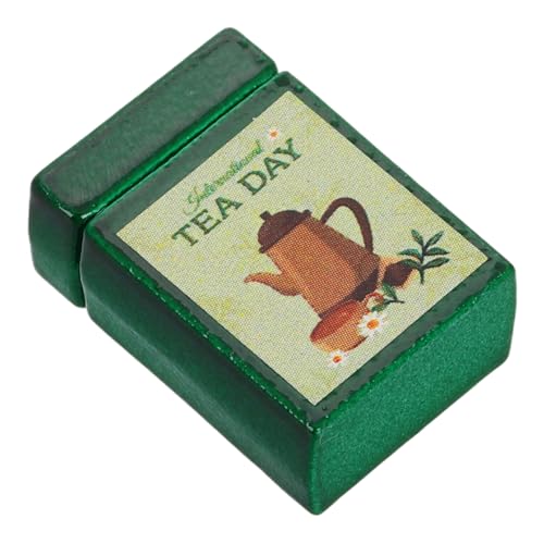 VICASKY Miniatur-teekanister-Modell Für Puppenhaus Mini-küchen-vorratsglas Mit Versiegeltem Deckel Für Puppenhaus- von VICASKY