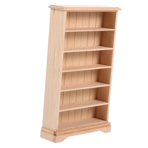 VICASKY Puppenhausregal Mini-holzschrankmodell Verschleißfestes Bruchfestes Mini-bücherregal Schreibtischdekor Für Jungen Und Mädchen Erwachsene VICASKY Puppenhausregal Mini-holzschrankmodell Verschleißfestes Bruchfestes Mini-bücherregal Schreibtischdekor Für Jungen Und Mädchen Erwachsene von VICASKY