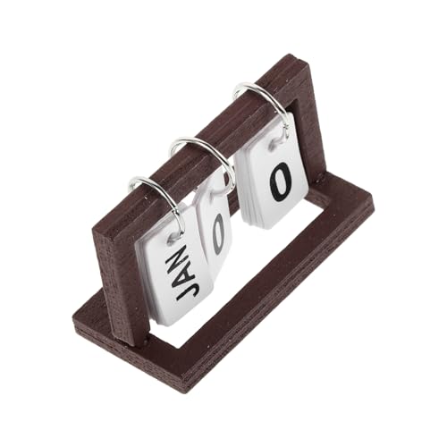 VICASKY Holz Miniatur Puppenhaus Kalender Dekorative Monatliche Planer Für En Spielzeug Pretend Spielen Zubehör VICASKY Holz Miniatur Puppenhaus Kalender Dekorative Monatliche Planer Für En Spielzeug Pretend Spielen Zubehör von VICASKY