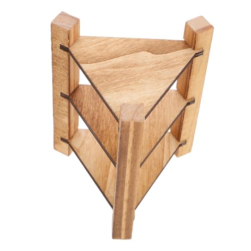 VICASKY Pädagogisches Holz Miniatur Küche Puppenhaus Zubehör Detaillierte Bücherregal für Play Learning VICASKY Pädagogisches Holz Miniatur Küche Puppenhaus Zubehör Detaillierte Bücherregal für Play Learning von VICASKY