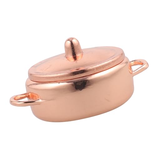 VICASKY Ornamente Mini Herde Miniatur Töpfe Realistisches Design Eintopftopf Für Puppenhaus Küche VICASKY Ornamente Mini Herde Miniatur Töpfe Realistisches Design Eintopftopf Für Puppenhaus Küche von VICASKY