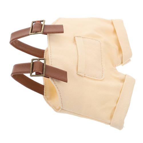 VICASKY Puppenkleidung Denim Latzhose für Plüschpuppen Modische Strapazierfähige Overalls Süßes Outfit für Baumwollpuppen Zubehör zum Anziehen und Verkleiden von VICASKY