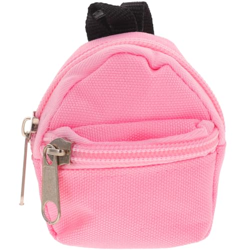VICASKY Miniatur Puppenrucksack Aus Polyester Dekorativer Mini Tasche Niedlicher Reißverschluss Rucksack Tragbar Und Liebevoll Gestaltet Puppen Zubehör Für Fotografie Und Puppenhaus von VICASKY