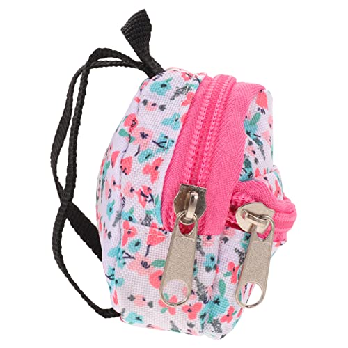 VICASKY Puppenrucksack Mini Rucksäcke Kleiner Rucksack Mini Schultasche Ornament Mini Rucksack Dekor Kleines Modell Spielzeug Mini Hausbedarf Puppen Schultasche Mini von VICASKY