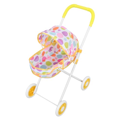 VICASKY Miniatur-babypuppen-Kinderwagen Mädchen So Tun Als Ob Spielset Pädagogisches Spielzeug Kinderwagen Realistischer Wagen Für Kinder von VICASKY