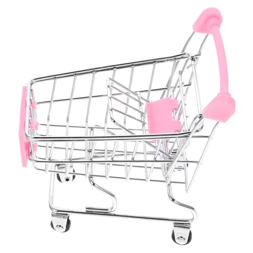 VICASKY Mini-einkaufswagen Spielzeug Für Jungen Und Mädchen Kleinkinder Supermarktwagen Miniatur-Dekoration Zarter Mini-einkaufswagen von VICASKY