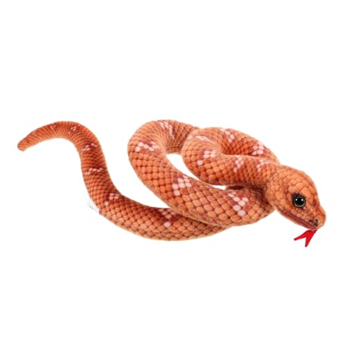 VICASKY Python- Zappeln Interaktiv Plüsch Schlange Würfel Seltsam Fänger Insekt Hase Sachen Kontrolle Lustig Haushaltsstofftier Streichmodell Pp Baumwolle Brown VICASKY Python- Zappeln Interaktiv Plüsch Schlange Würfel Seltsam Fänger Insekt Hase Sachen Kontrolle Lustig Haushaltsstofftier Streichmodell Pp Baumwolle Brown von VICASKY