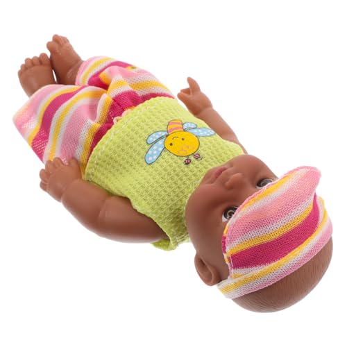 VICASKY Realistische Schwarze Babypuppe aus Vinyl Lifelike Weiche Puppen für Kleinkinder Detailreiche Afrikapuppe für Sammler und Spielzeugliebhaber von VICASKY