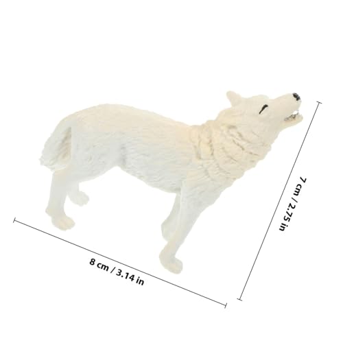 VICASKY Realistische Wolf Figur Growling Wolf Modell Wildlife Dekofigur für Geschenk Lernspielzeug Robust und Formstabil VICASKY Realistische Wolf Figur Growling Wolf Modell Wildlife Dekofigur für Geschenk Lernspielzeug Robust und Formstabil von VICASKY