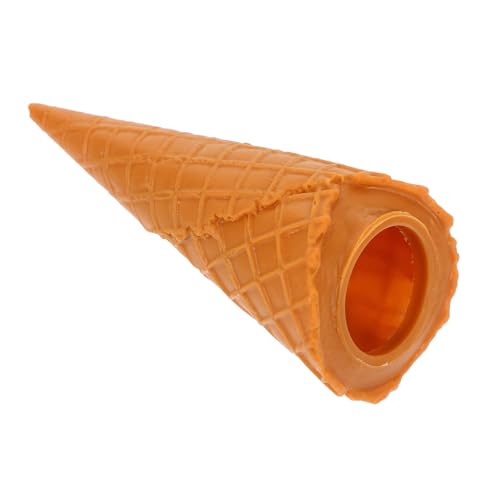 VICASKY Realistisches Eistüten Modell Leere PVC Eistüte Knusprig Aussehender Deko Prop Lebensechte Fake Food Eiswaffel für Fotografie und Ladendekoration Wiederverwendbar Großer Eiscreme VICASKY Realistisches Eistüten Modell Leere PVC Eistüte Knusprig Aussehender Deko Prop Lebensechte Fake Food Eiswaffel für Fotografie und Ladendekoration Wiederverwendbar Großer Eiscreme von VICASKY