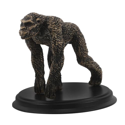 VICASKY Realistisches Gorilla Modell für Bildungszwecke Pädagogisches zur Lehre von Evolution und Tierverhalten Hause Robuste Figur für Wiederholte Nutzung Einsetzbar Detailgetreu von VICASKY