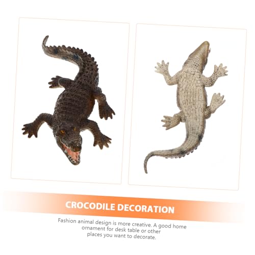 VICASKY Realistisches Krokodil Modell für Miniatur Statische Tierfigur Pädagogisches Lernspielzeug und Dekoratives Ornament VICASKY Realistisches Krokodil Modell für Miniatur Statische Tierfigur Pädagogisches Lernspielzeug und Dekoratives Ornament von VICASKY