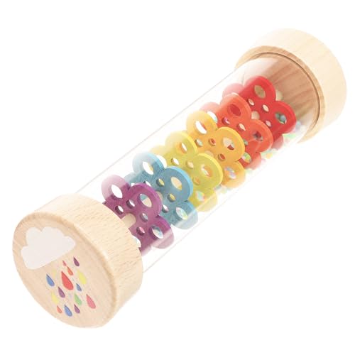 VICASKY Regen Geräuschspielzeug für Kleinkinder Musikinstrument für Frühe Bildung Tragbarer Regenstick für Drinnen und Draußen Montessori Lernspielzeug Kognitive von VICASKY