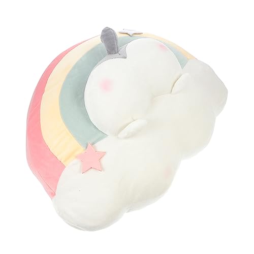 VICASKY Weiches Regenbogen-plüschkissen Gefülltes Kissen Spielzeug Tiermuster Kein Verblassen Ideal Für Wohnzimmer Schlafzimmer Jungen Und Mädchen von VICASKY