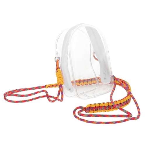 VICASKY Reisefreundliche Transparente Plüschtiere Und Durchsichtige Schlüsselanhänger Sammlerspielzeug – Zum Tragen Mit Organizer Tasche Aufbewahrungszubehör Gewebter Riemen Mini von VICASKY