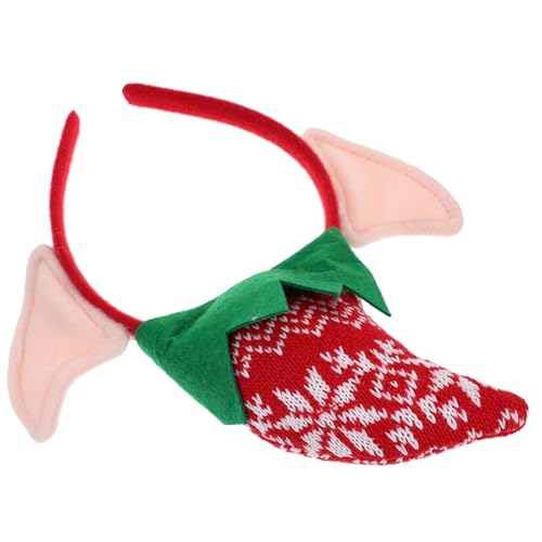 VICASKY Weihnachtlicher Stirnband Mit Rentiergeweih Festliches Haarschmuck Für Weihnachtsfeiern Leicht Und Hautfreundlich Für Fotos Mit Freunden Und Familie von VICASKY