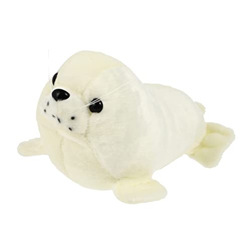 VICASKY Robbenpuppe Nettes ausgestopftes Tier Robbenspielzeug für Stofftiere Kuscheltier Siegel Cartoon Stofftier Siegel Stofftier Robbentier Plüsch Weiß VICASKY Robbenpuppe Nettes ausgestopftes Tier Robbenspielzeug für Stofftiere Kuscheltier Siegel Cartoon Stofftier Siegel Stofftier Robbentier Plüsch Weiß von VICASKY