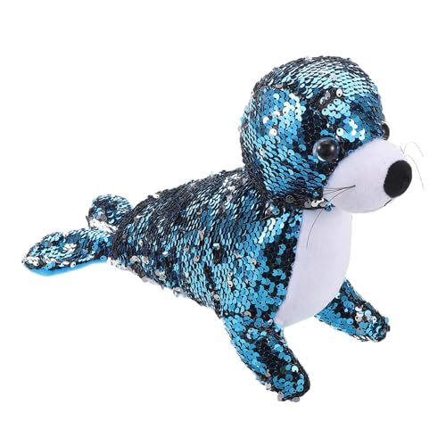VICASKY Plüsch-seelöwe Mit Wendbaren Pailletten Kuscheltier Für Meeres-Thema Weicher Spielgefährte Für Jungen Und Mädchen Für Alltag Und Reisen VICASKY Plüsch-seelöwe Mit Wendbaren Pailletten Kuscheltier Für Meeres-Thema Weicher Spielgefährte Für Jungen Und Mädchen Für Alltag Und Reisen von VICASKY