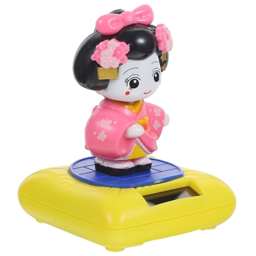 VICASKY Solarbetriebene Kimono-Puppe Mit Wackelndem Kopf Niedliche Auto-Dekoration Für Fröhliche Atmosphäre Für Kimono-Liebhaber Geeignet VICASKY Solarbetriebene Kimono-Puppe Mit Wackelndem Kopf Niedliche Auto-Dekoration Für Fröhliche Atmosphäre Für Kimono-Liebhaber Geeignet von VICASKY