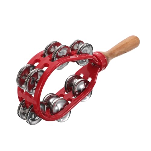 VICASKY Rotes Holz Handschüttelglöckchen Langlebiges Kindermusikinstrument für Vorschule Handliches Percussion Shaker für Weihnachtsfeiern und Frühe Künstlerische Entwicklung VICASKY Rotes Holz Handschüttelglöckchen Langlebiges Kindermusikinstrument für Vorschule Handliches Percussion Shaker für Weihnachtsfeiern und Frühe Künstlerische Entwicklung von VICASKY