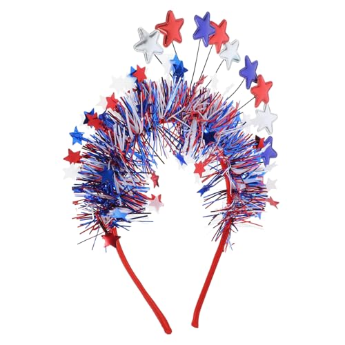 VICASKY Rotes Weißes und Blaues Stirnband mit Kleinen Sternen Patriotisches Haarband für Bequemes Kopfband für Unabhängigkeitstag Feiern und Of July Dekorationen VICASKY Rotes Weißes und Blaues Stirnband mit Kleinen Sternen Patriotisches Haarband für Bequemes Kopfband für Unabhängigkeitstag Feiern und Of July Dekorationen von VICASKY