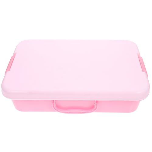 VICASKY Sandschale Sensorische Behälter Mit Deckel Und Griff Tragbare Leere Sandbox -Spielzeug Kinder Spielzeug Sandwerkzeug Plastikbehälter Für Indoor -Outdoor -Aktivitäten Sandbox Rosa VICASKY Sandschale Sensorische Behälter Mit Deckel Und Griff Tragbare Leere Sandbox -Spielzeug Kinder Spielzeug Sandwerkzeug Plastikbehälter Für Indoor -Outdoor -Aktivitäten Sandbox Rosa von VICASKY