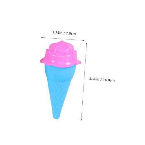 VICASKY Sandspielzeug Eiscreme Eistüten mit Farbigen Eistüten Pinken Deckeln und Blauen Löffeln Vielseitig für Innen und Außen Kreatives für Strand und Sandkasten VICASKY Sandspielzeug Eiscreme Eistüten mit Farbigen Eistüten Pinken Deckeln und Blauen Löffeln Vielseitig für Innen und Außen Kreatives für Strand und Sandkasten von VICASKY