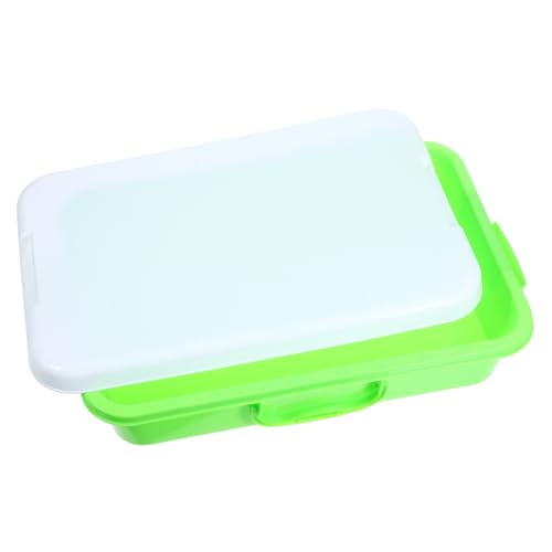 VICASKY Sandtisch-aufbewahrungsbox Sinnesbehälter Mit Deckel Sensorisches Spieltablett Für Den Strand Spielzeugtasche Für Den Strand Bausatz Dinosaurier-kit Sandkasten Abs Green VICASKY Sandtisch-aufbewahrungsbox Sinnesbehälter Mit Deckel Sensorisches Spieltablett Für Den Strand Spielzeugtasche Für Den Strand Bausatz Dinosaurier-kit Sandkasten Abs Green von VICASKY