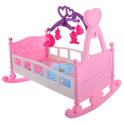 VICASKY Satz Schaukelbett für Puppen puppenmöbel Puppen Bettausstattung Miniatur-Puppenhaus Spielzeugfußball Puppenstubenmöbel aus Kunststoff Puppenhaus-Minibett Plastik VICASKY Satz Schaukelbett für Puppen puppenmöbel Puppen Bettausstattung Miniatur-Puppenhaus Spielzeugfußball Puppenstubenmöbel aus Kunststoff Puppenhaus-Minibett Plastik von VICASKY
