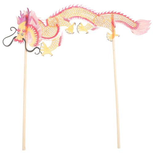 VICASKY Chinesisches Papier-schattenpuppen-Set Drachenpuppe Traditionelles Puppenspiel-zubehör Handpuppenspiel Für Familienspaß VICASKY Chinesisches Papier-schattenpuppen-Set Drachenpuppe Traditionelles Puppenspiel-zubehör Handpuppenspiel Für Familienspaß von VICASKY