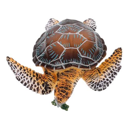 VICASKY -Schildkrötenmodell Miniatur Figur Karikatur Schildkrötenmodell Meeresschildkröte Modell realistische Schildkrötenmodelle Modelltier Abs Brown VICASKY -Schildkrötenmodell Miniatur Figur Karikatur Schildkrötenmodell Meeresschildkröte Modell realistische Schildkrötenmodelle Modelltier Abs Brown von VICASKY