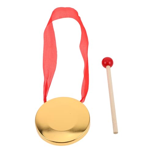 VICASKY Pädagogisches Gong-instrumentenset Musikspielzeug Für Kinder Traditioneller Chinesischer Gong-schlägel Und Hängendes Band Für Partys VICASKY Pädagogisches Gong-instrumentenset Musikspielzeug Für Kinder Traditioneller Chinesischer Gong-schlägel Und Hängendes Band Für Partys von VICASKY