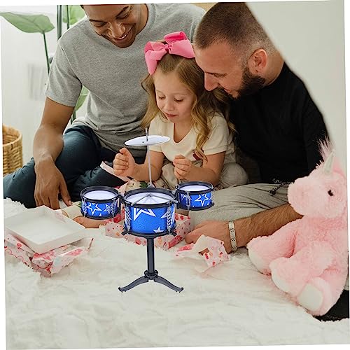 VICASKY Schlagzeug Set Kindgerechtes Percussion Instrument mit Zwei Trommelstöcken Buntes Jazz Schlagzeug Stimuliert Sensorische Entwicklung Pädagogisch für Junge Mädchen Jungen VICASKY Schlagzeug Set Kindgerechtes Percussion Instrument mit Zwei Trommelstöcken Buntes Jazz Schlagzeug Stimuliert Sensorische Entwicklung Pädagogisch für Junge Mädchen Jungen von VICASKY